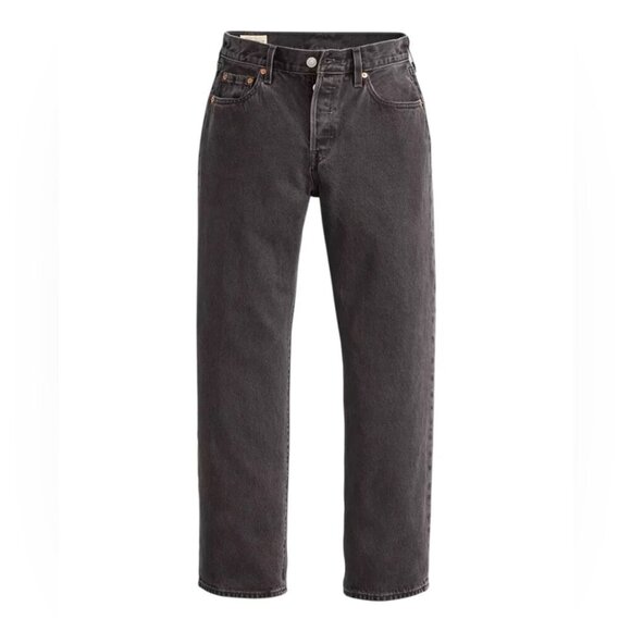 Vintage Levi’s 90s 501 Black Charcoal Denim Jeans 32/30 - Picture 1 of 15